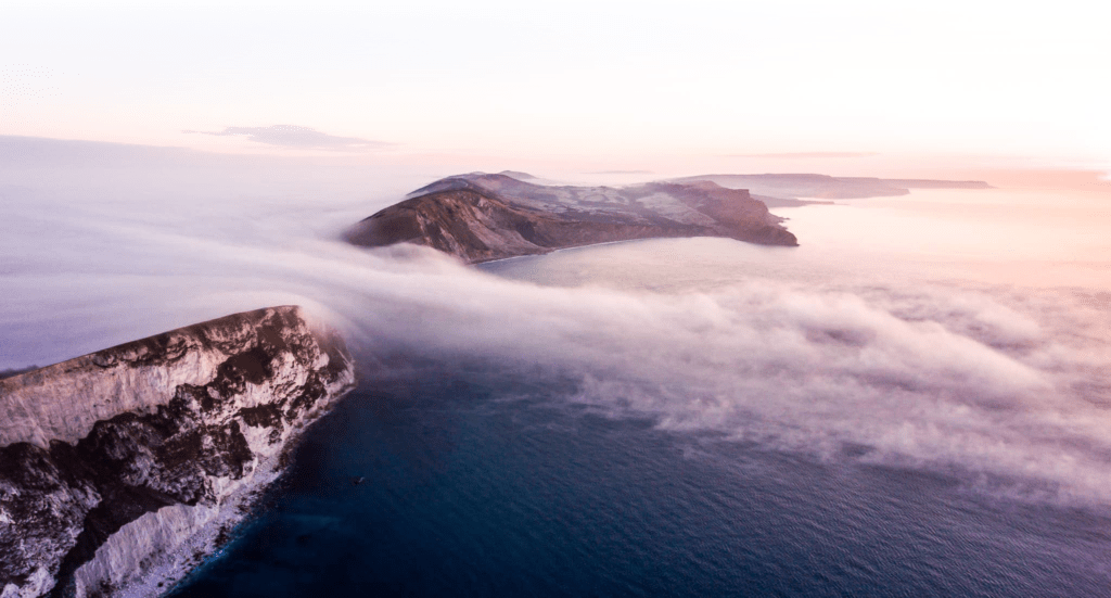 Dorset Cloud inversion Durdle Door