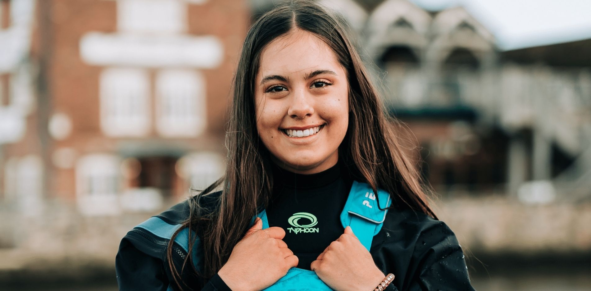 Girl smiling at camera DofE