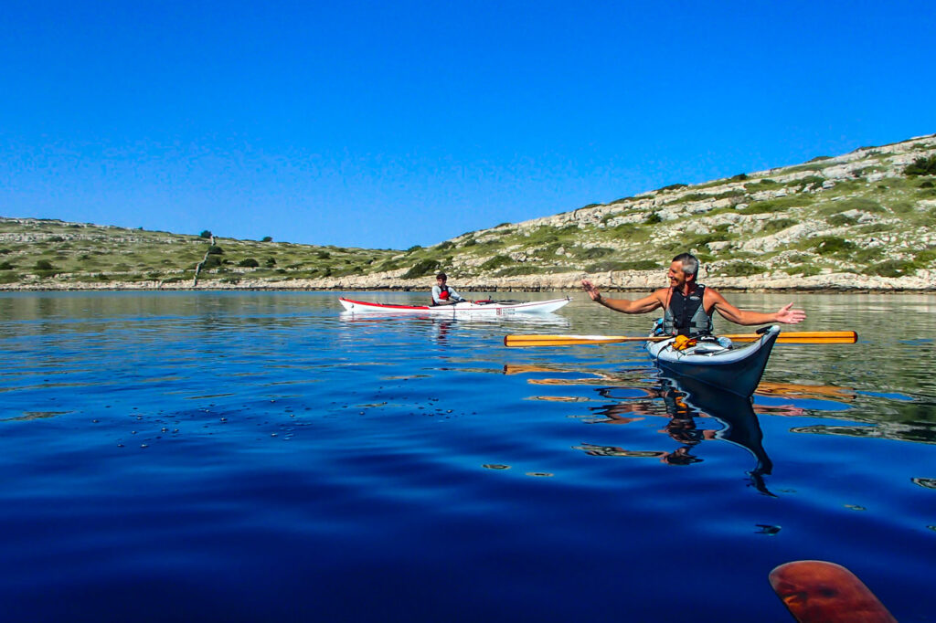 Sea kayaking in Croatia